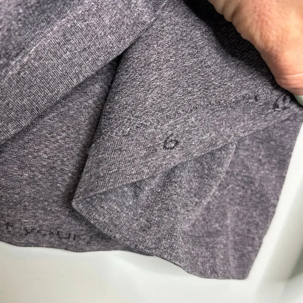 Lululemon Women’s Long Sleeve Swiftly Tech Gray Crew Neck Shirt 6